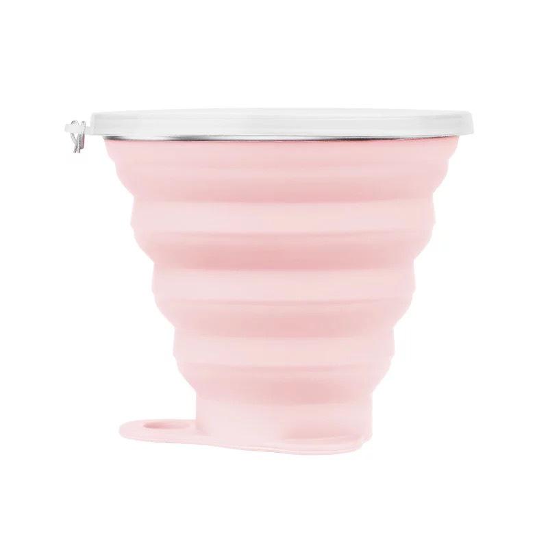 Silicone Ultra-thin Portable Folding Cup for Outdoor and Travel Use