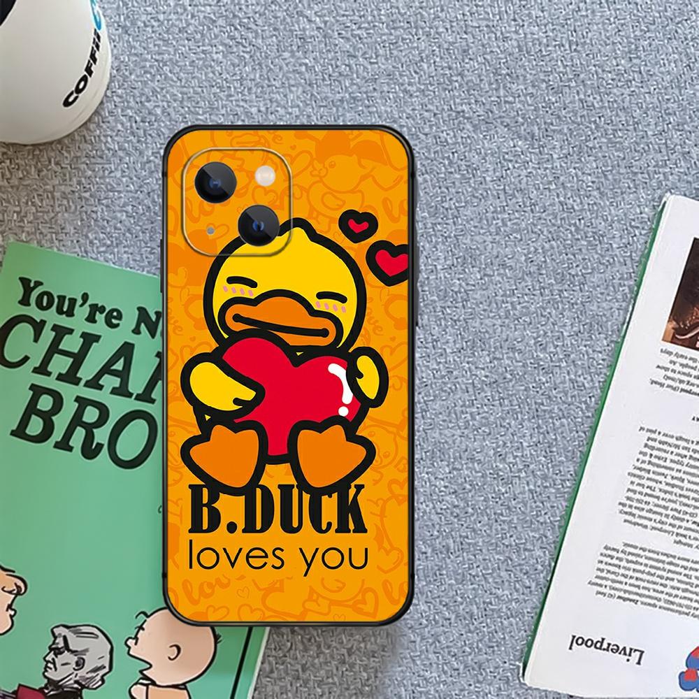 B Duck drăguț galben de modă husă pentru telefon Coque pentru Iphone Xiaomi Mi Samsung Galaxy Redmi Note AS 11 12 13 14 15 22 23 24 5G Pro Plus Max Fe Ultra