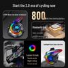 Y21 Waterproof Bluetooth Helmet Headset with RGB Lights & Heavy Bass