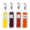 Automatische auslaufsichere Glas-Öl-Spenderflasche für die Küche - Perfekt für Sojasauce, Essig, Kochwein und Gewürze