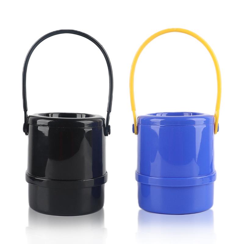 

Creative Car Retractable Umbrella Storage Bag - Folding, Fashionable Bucket for Auto Supplies Round чёрный