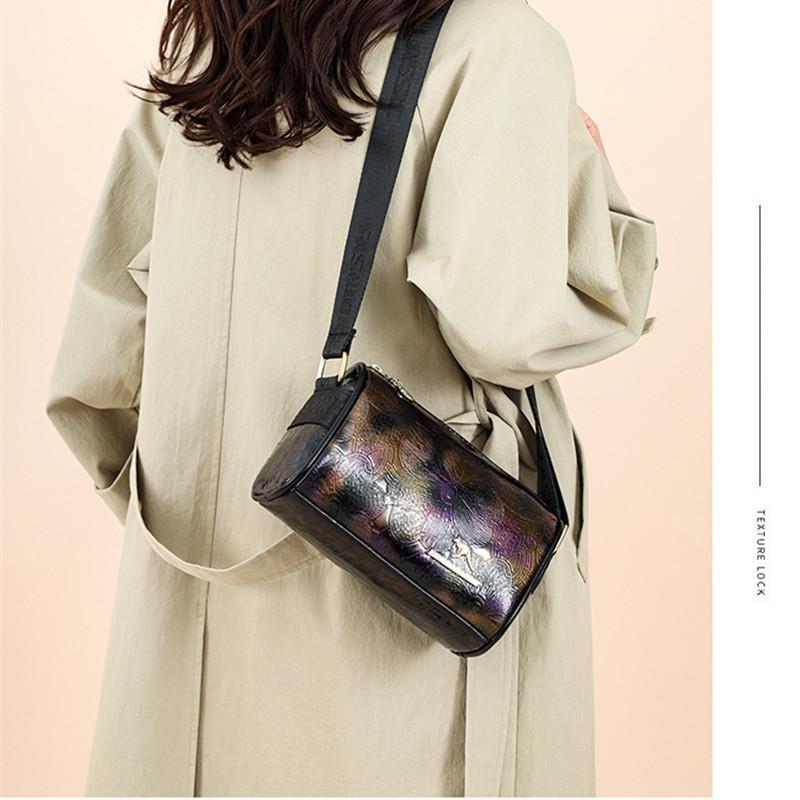 Designer Luxury Handbags Vintage Soft Leather Tote Bags For Women Multi Pocket Shoulder Messenger Bags High quality Shoulder Bag