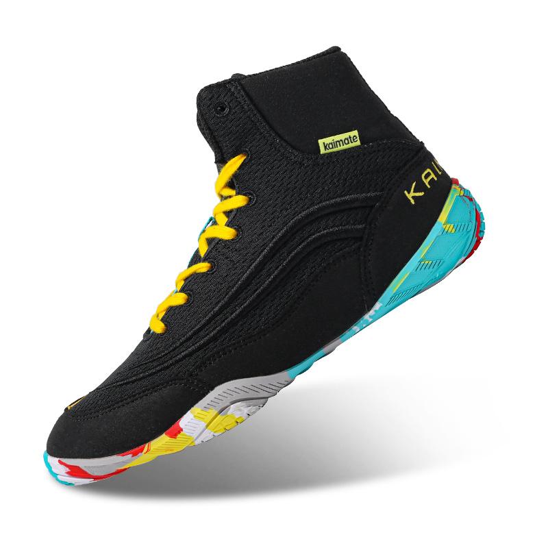 Professional Gym Wear Resistant Non-slip Leisure Sports Shoes Multi-functional Training Shoes Boxing Wrestling Fighting Shoes