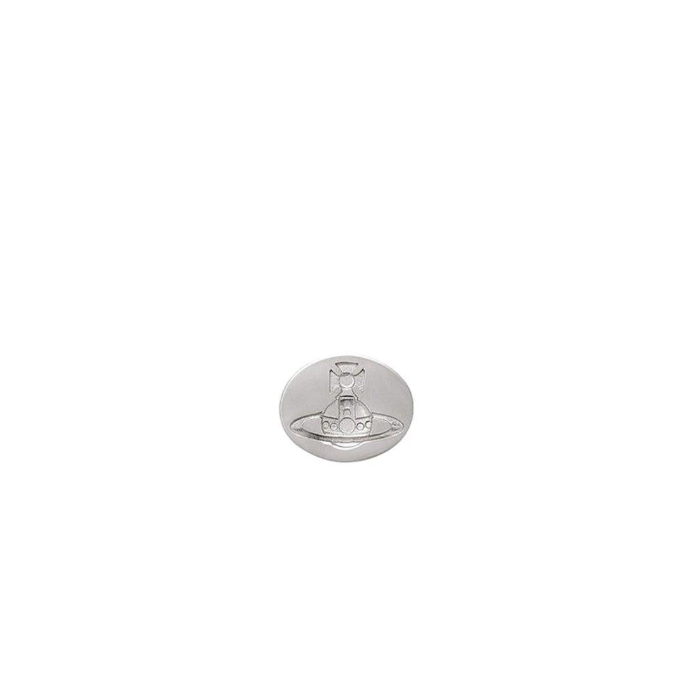 VIVIENNE WESTWOOD Earrings Janus Single Stud Earrings In Platinum and Silver