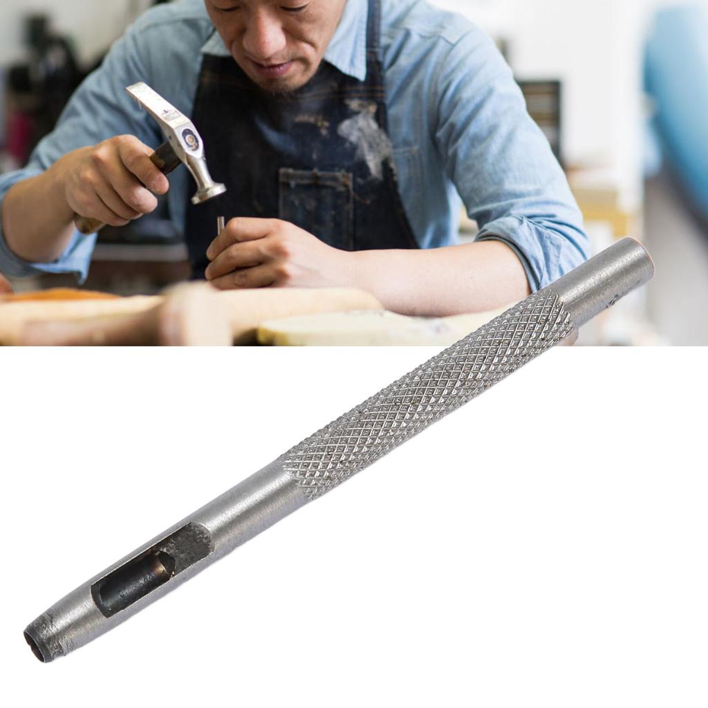 20pcs Leather Hole Punch Professional Carbon Steel Leather Hollow Punch Tool for Leather Gasket Belt Fabric Paper Plastic