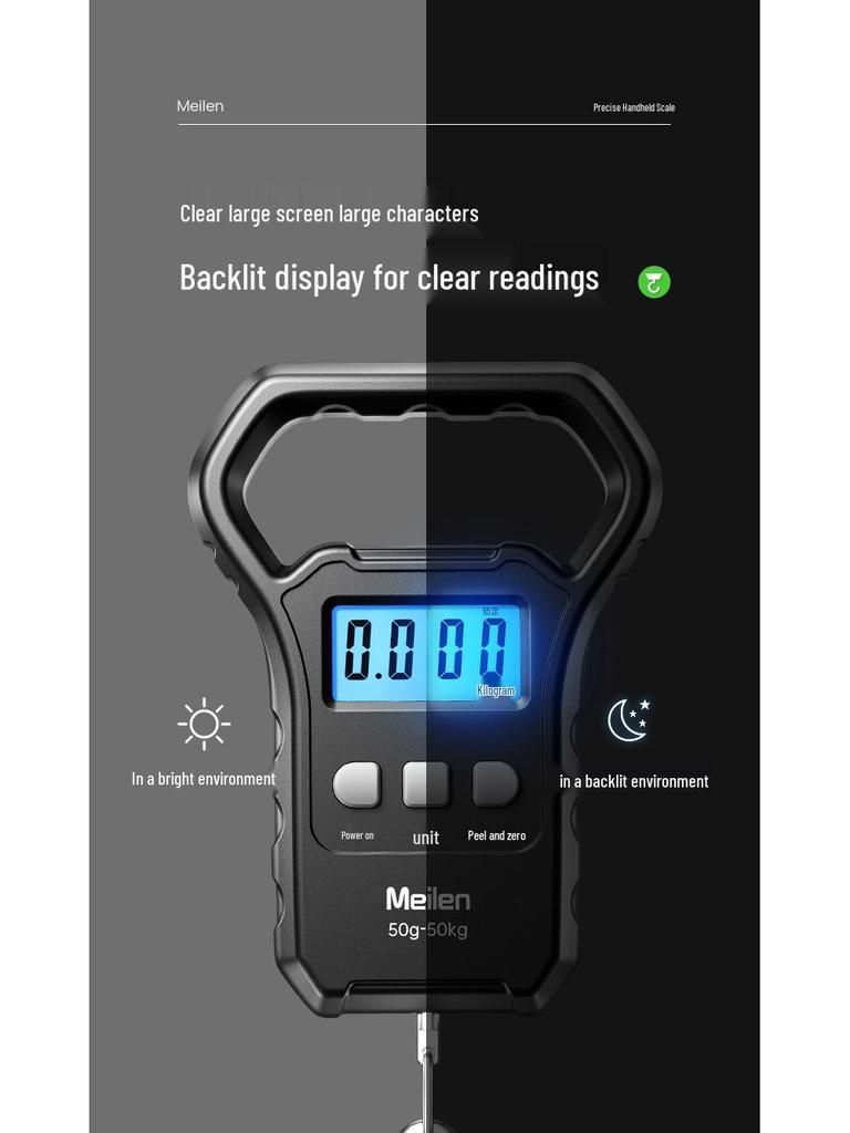Bilancia Elettronica Portatile ad Alta Precisione 50kg per Uso Domestico e Commerciale