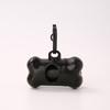 Portable Bone Shaped Pet Waste Bag Dispenser with Clip for Outdoor Use Convenient Dog Poop Bag Holder