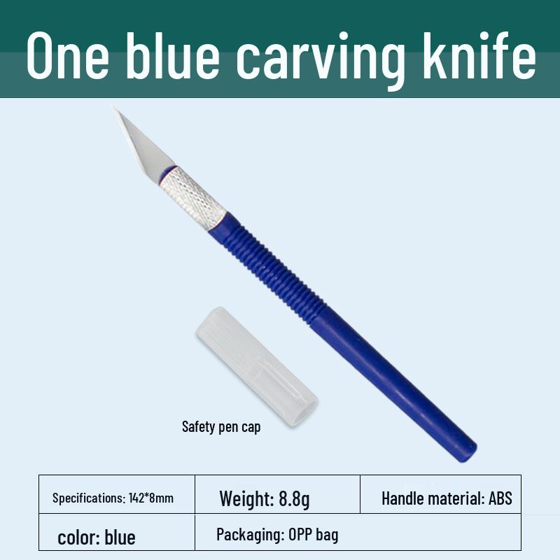 Precision Art Knife for Students - Ideal for Paper Cutting, Stamp Carving & Crafting