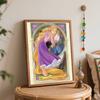 Disney Rapunzel Tangled oil paint by numbers painting kit handmade diy home decor gifts wall art canvas pictures for living room decor