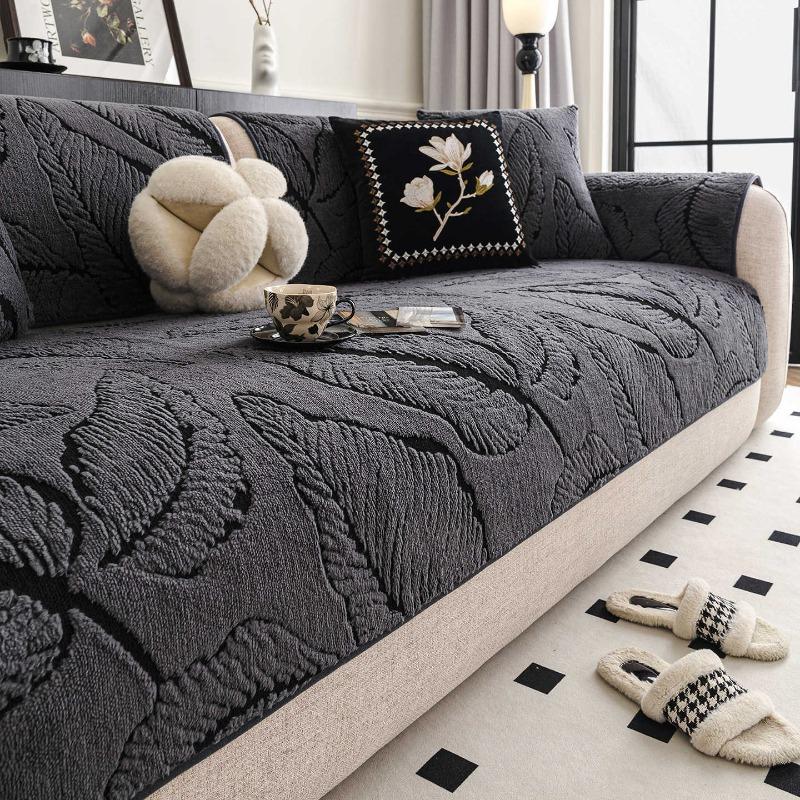 Warm Sofa Cover Cloth Thickened One Piece Laying Anti Slip Sofa Cushion Cover Soft And Comfortable In Autumn And Winter Seasons