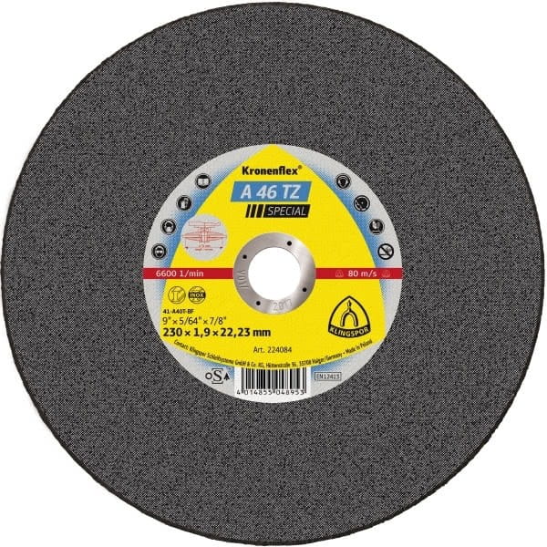 Klingspor Metal Cutting Disc 230Mm X 1.9Mm X 22.2Mm A46 Tz Special