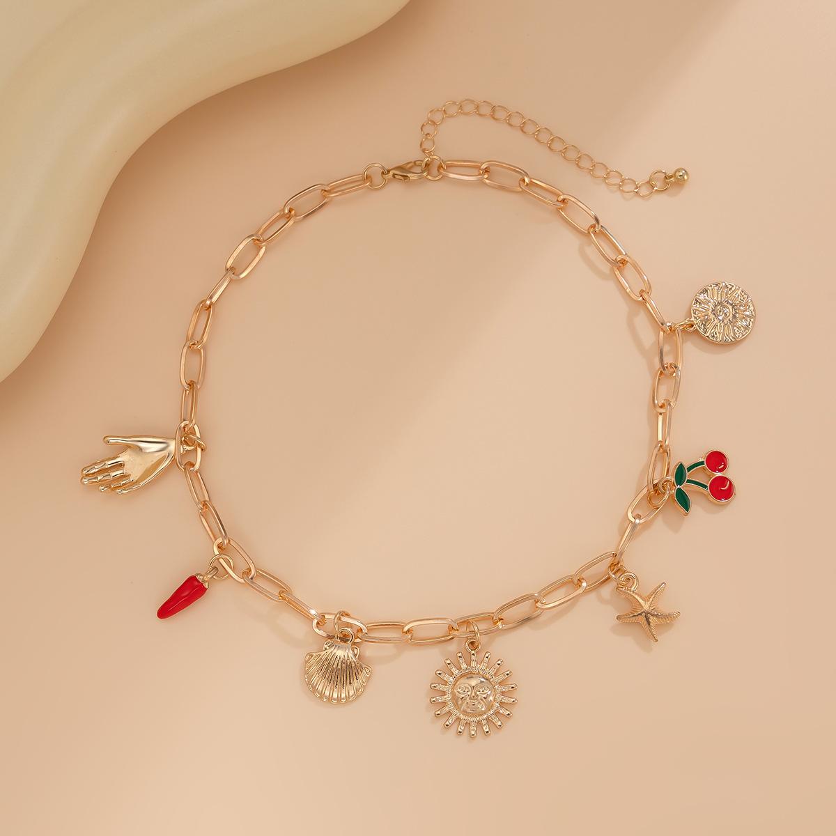 

Ювелирные изделия многофункциональное бирюзовое ожерелье цепочка на ключицу ожерелье высокого класса легкое роскошное ожерелье с подвеской