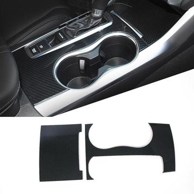 2pcs Carbon Fiber Style Console Gear Shift Panel Cover Trim Fit for Acura TLX 2015-2020 Left Hand Drive
