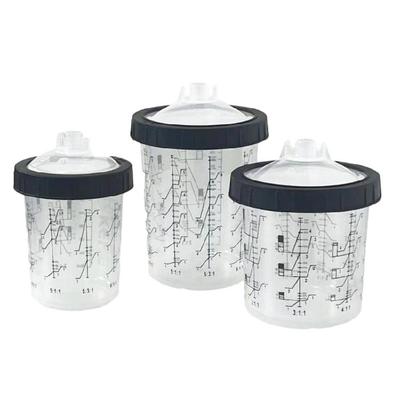 Sprayer Paint Cup Kit Disposable Liners Leakproof Design Measuring Cup Paint Mixing Cup 165/400/600ml