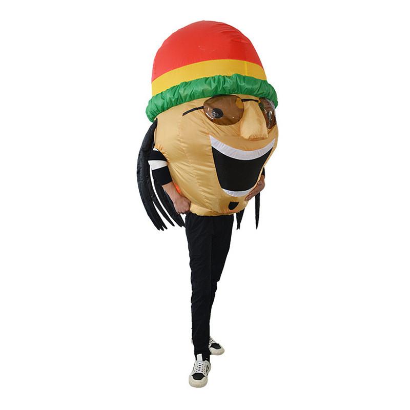 Fun Inflatable Costume For Halloween Featuring Alien And Santa Claus Designs For Adults