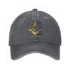 Masonic Freemason Denim Cap Casual Baseball Caps Adjustable Hat Summer Unisex Baseball Hats