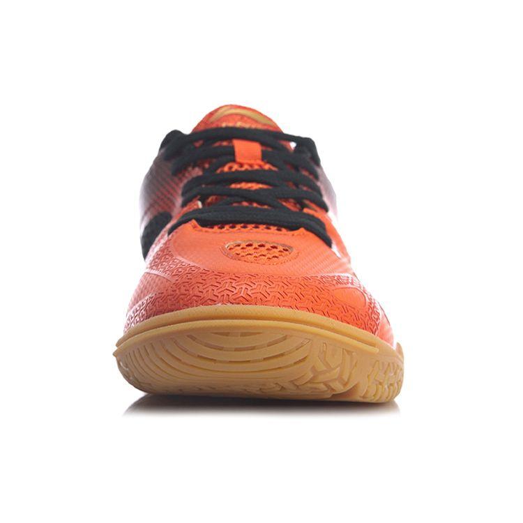 Li Ning Qilin Comfortable Shock Absorbing Non-Slip Wear-Resistant Low-Top Training Shoes Unisex Training Shoes Black Orange APPP001-1