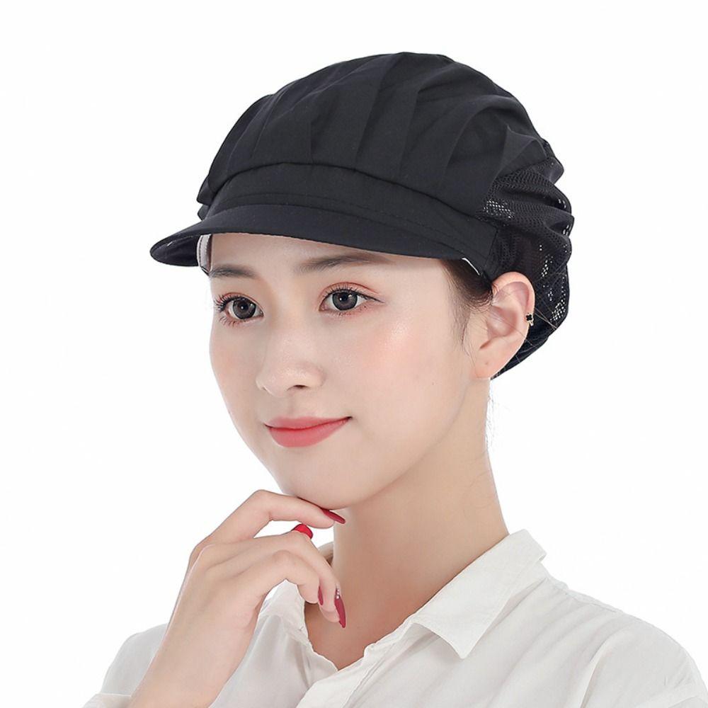 

Work Wear Dustproof Hat Cloth Cooking Caps Cook Accessories Smoke-proof Dust Cap Hotel Restaurants чёрный