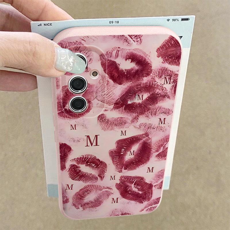 Cool Kiss Lips Print Case For Samsung A18 A57 A37 A17 A56 A36 A26 A16 A55 A35 A25 A15 A54 S21 FE S22 S23 S24 Plus S25 S26 Ultra Silicone Cover
