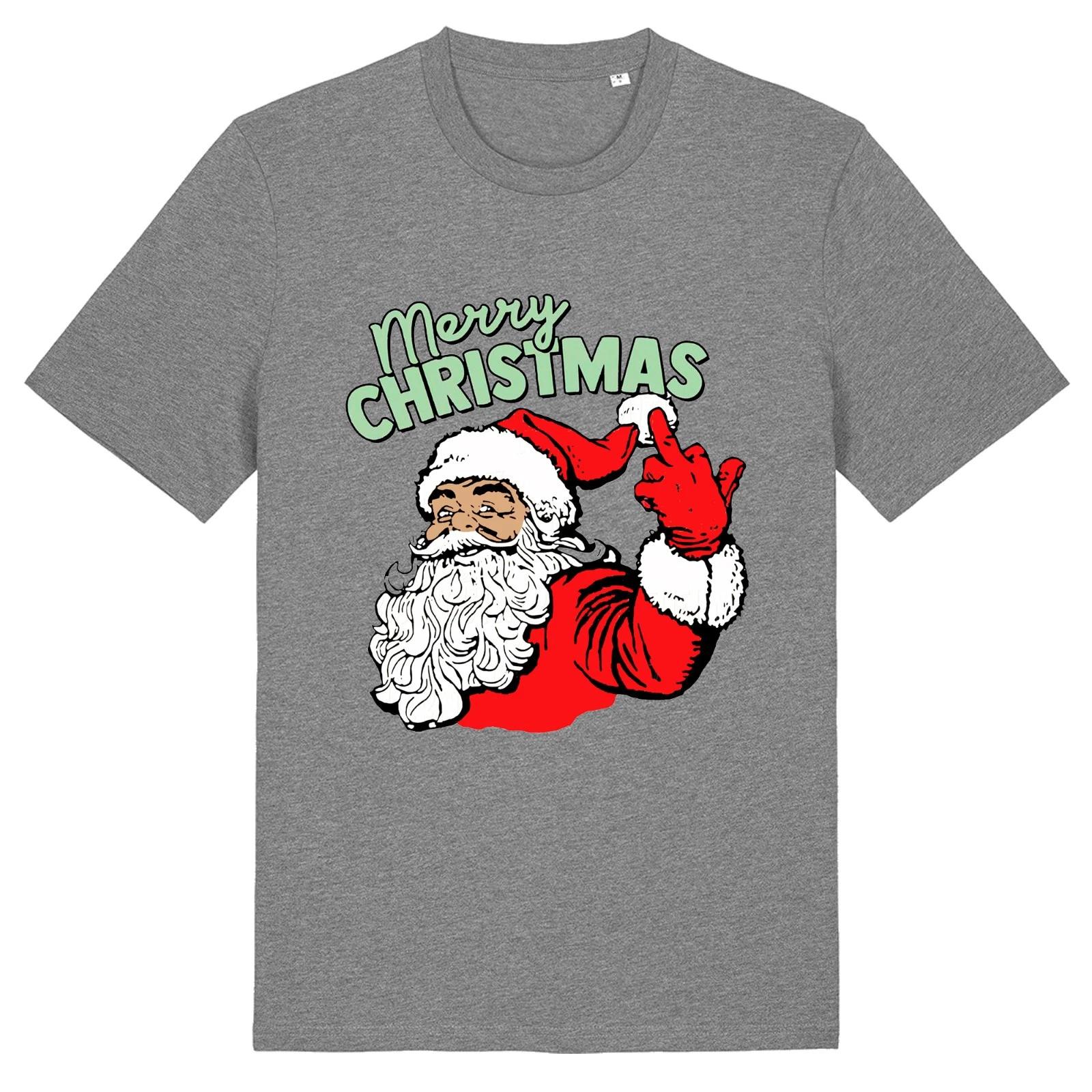 Merry Christmas Rude V1 - Unisex T-Shirt Trendy Secret Xmas Christmas Festive S