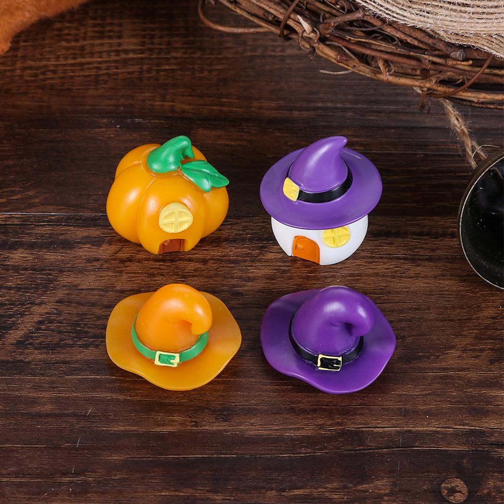 Miniature Figurines Mini Micro Landscape Ornaments Halloween Decor Resin Craft Halloween Ornaments