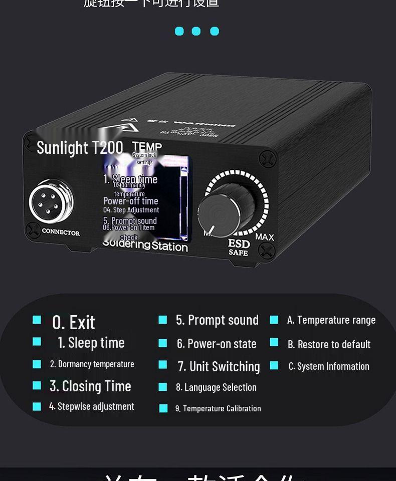 T12 Digital Soldering Station: High Power, Adjustable Temperature Iron for Mobile Repair & DIY Projects