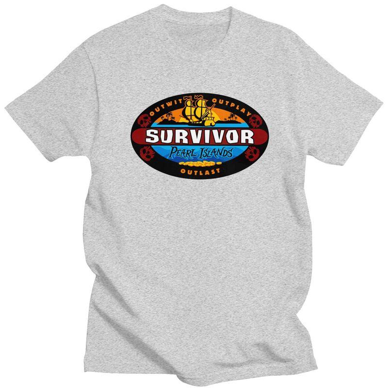 Custom Adventure Game TV Show Survivor Tshirts for Men Short Sleeves Casual T Shirt Cool Tshirt 100 Cotton Tee Gift Idea
