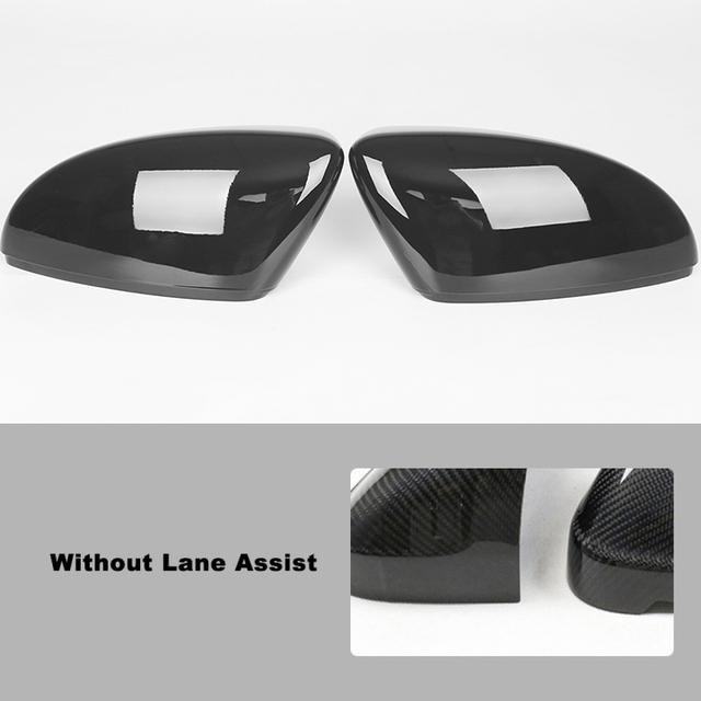 TOPC Hohe Qualität Für Volkswagen VW Käfer CC Eos Passat Jetta Scirocco Vollständiger Ersatz Spiegelabdeckung in Carbonfaser-Optik