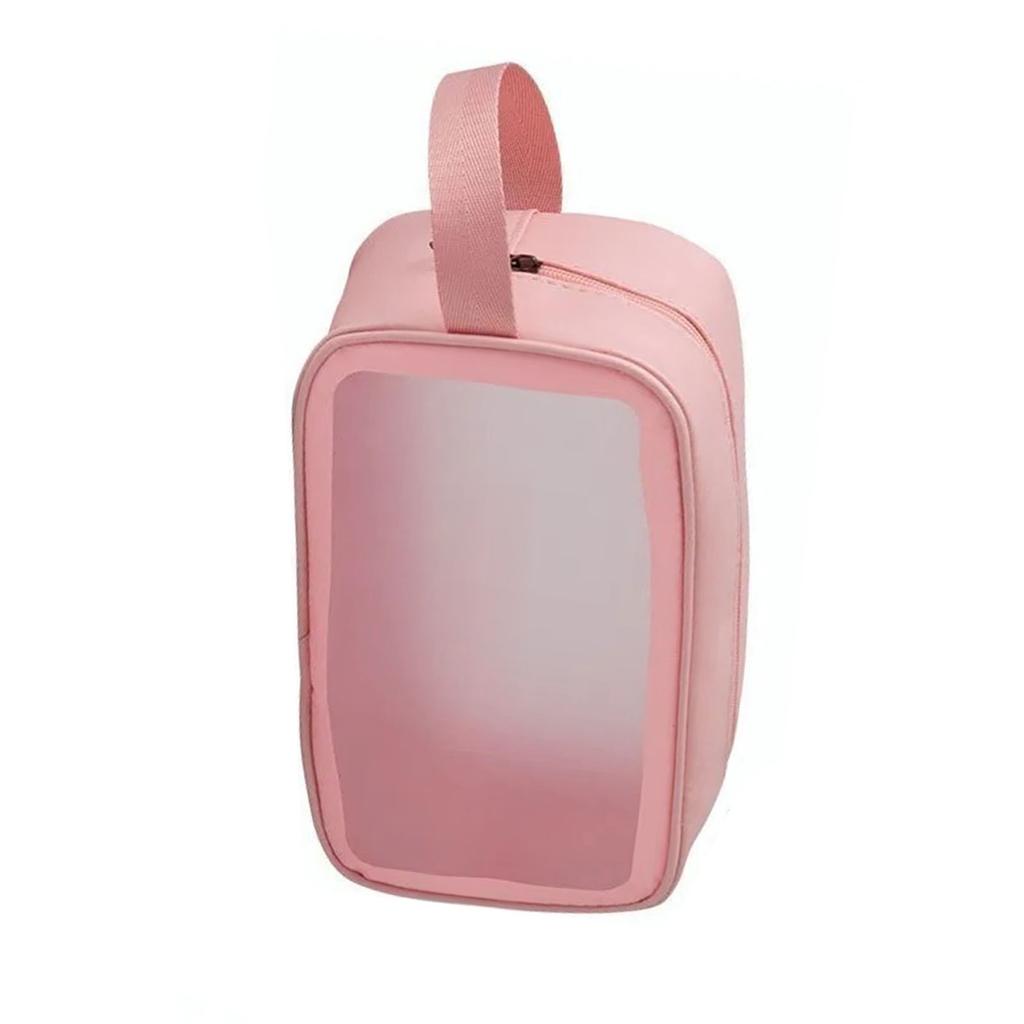 Transparente Kosmetiktasche Große Kapazität Wasserdicht Reise-Kosmetiktasche mit Griff für Damen