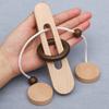 Brain Teaser Threading Rope Loop Puzzle Wooden  Thinking Games   Kids