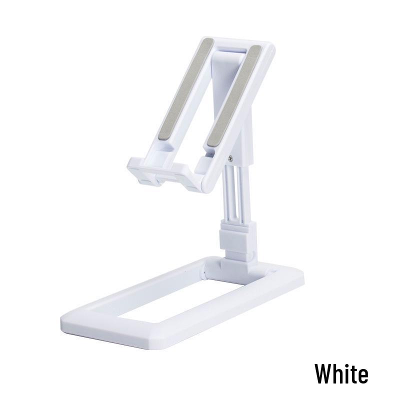 

Portable Foldable Phone & Tablet Holder for Desktops - Adjustable Multi-functional Stand for Live Broadcasts & Easy Viewing