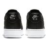 Nike Air Force 1 Low '07 Essential Nero Bianco Argento Mini Swoosh Donna CT1989-002