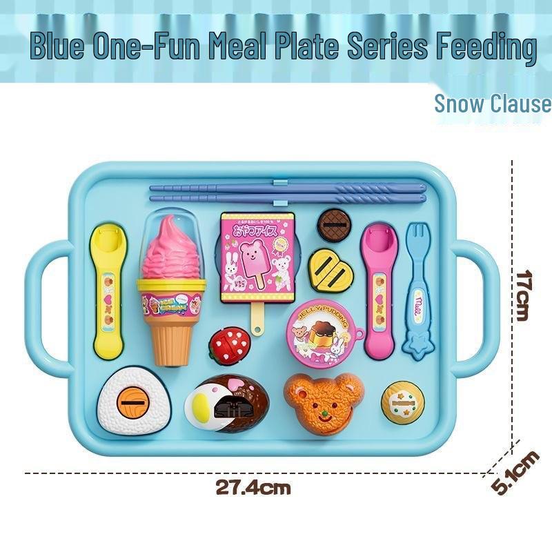 Ice Cream Pudding Playset with Tray - Fun Feeding Toy for Boys and Girls