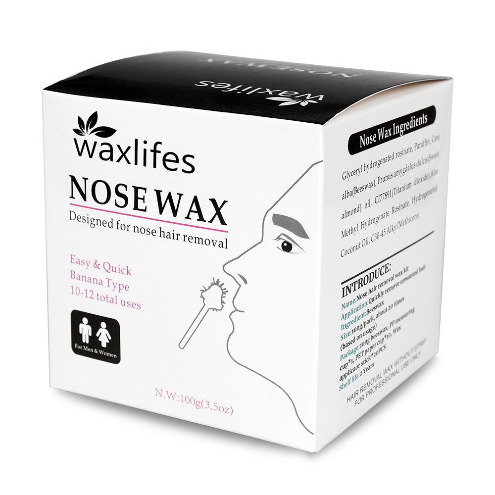 Nose Hair Removal Nose Wax Applicators Wax Beans Kit Safe for Men & Women