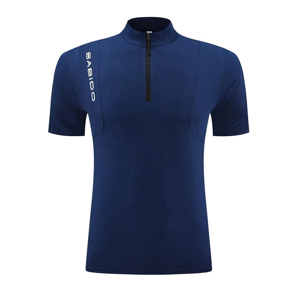 Unisex Quick-Dry Half-Zip Fitness Top for Outdoor Running