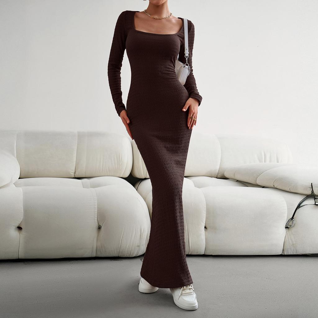 Women's Maxi Dress Womens Casual Long Sleeve Dress Party Long Dresses