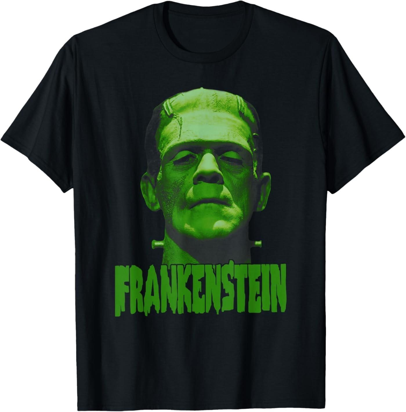 Universal Monsters Frankenstein Dark Portrait T-Shirt S разноцветный