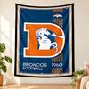Denver Broncos Tapestry Highquality for Decorating Living Room Bedroom Dorm Walls Ideal As Bedroom Wallart Orholiday Gift