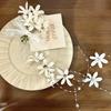 Elegant White Floral Hair Accessories Romantic Flower Hair Decor for Women Perfect for Wedding Party and Photo Shooting