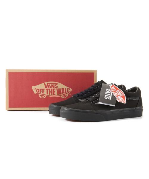 [Vans] Old Skool - (Canvas) Black:Black VN000D3HBKA1
