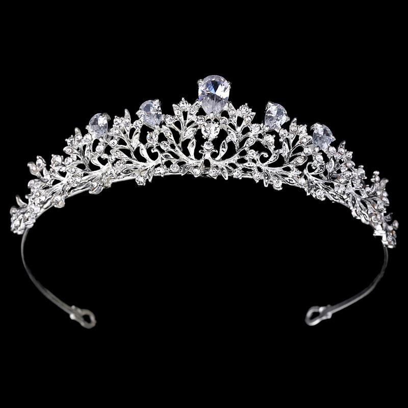 Bridal Crown Wedding Dress Headgear Birthday Bar Mitzvah Accessories Versatile Luxury Diamond Headband Zircon Crown Hair Accessories