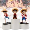 One Piece 3pcs Anime Monkey D Luffy Action Figure Toy Collectible Doll Model