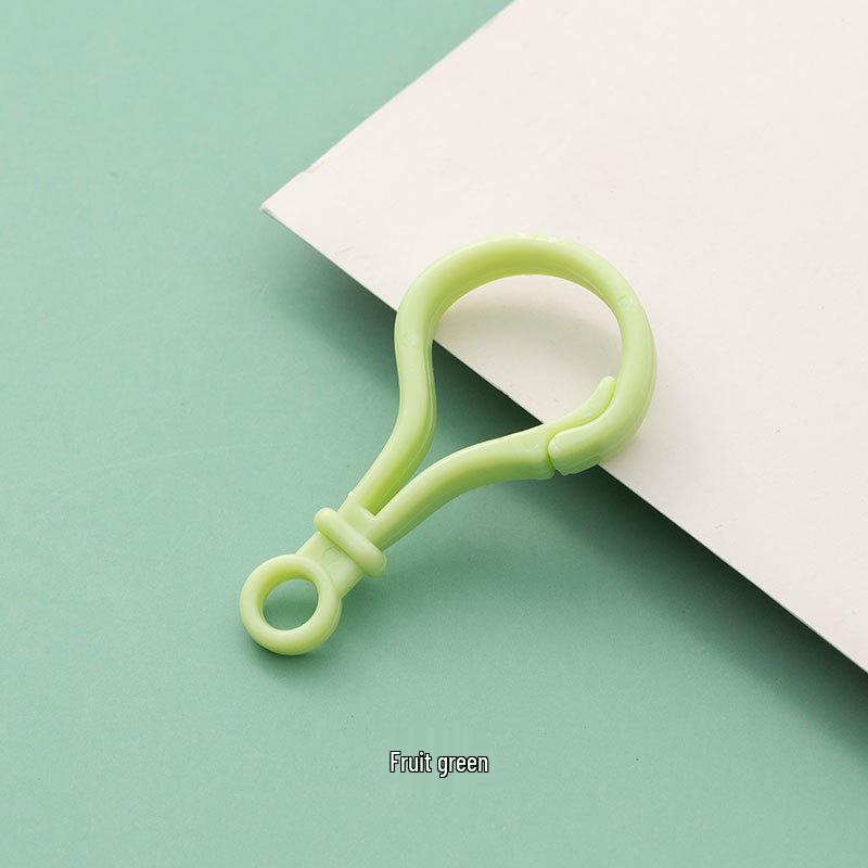 DIY Jewelry Accessories: Candy Color Plastic Buckle Set (Question Mark, Bag, Light Bulb, Gourd).