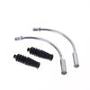 10Set V Brake Noodle And Boot Set Cable Guide Bend Tube Pipe Sleeves Protector Hose Brake Mountain Bike Outdoor Noodles