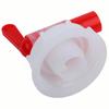 1/2 Pcs DN61 61mm Horticultural Plant Nutrient Solution Faucet Red White Plastic Faucet Litre Canister Tap Watering Faucet