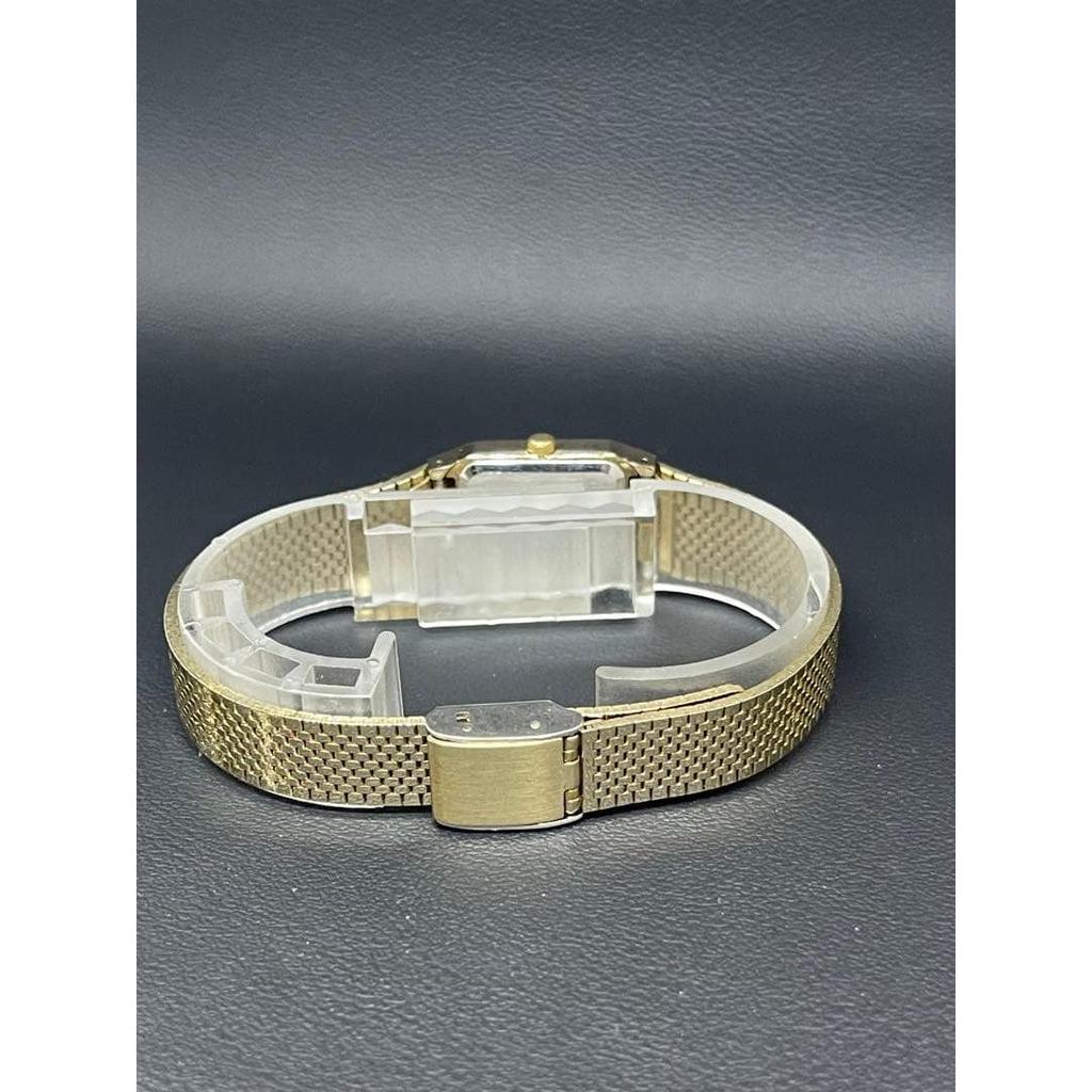 Used [Working item/Made in 1990] SEIKO ALBA ESTATE Square Gold