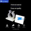Single Q Type Adhesive Cable Management Clip (Open Type, No-Drill, Q-8~20)