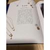 Used Vendome Aoyama K18WG Diamond Necklace Heart Movable