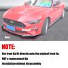 Front Spoiler Lower Lip Splitter For Ford Mustang 2018-2020 Black GT Style Front Blade Splitter Car Ornament Accessories