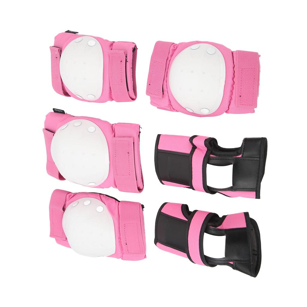 6pcs Knee Pads Protective Kit PP Sponge Oxford Cloth Elbow Palm Pad for Skating Cycling